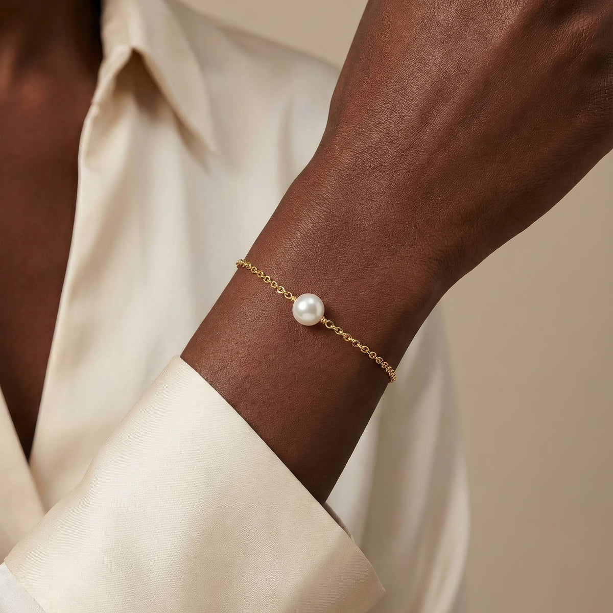 PVD GOLD-PLATED STAINLESS STEEL BRACELET