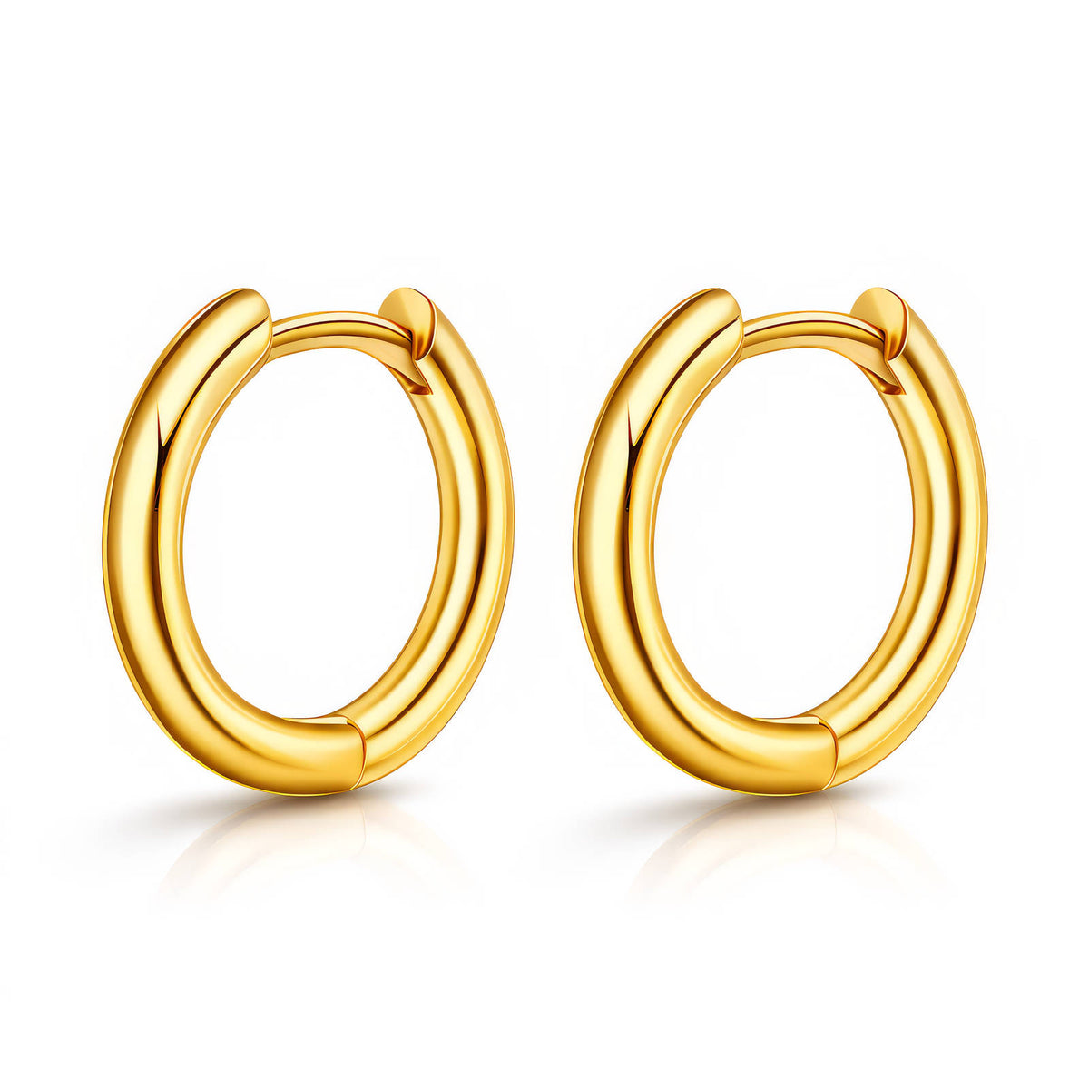 PVD GOLD-PLATED STAINLESS STEEL EARRINGS