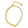 PVD GOLD-PLATED STAINLESS STEEL BRACELET