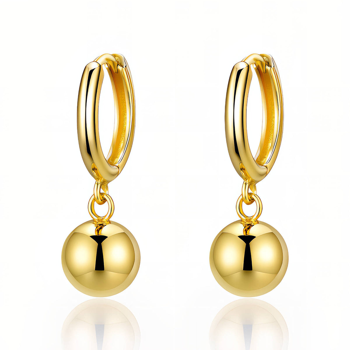 PVD GOLD-PLATED STAINLESS STEEL EARRINGS