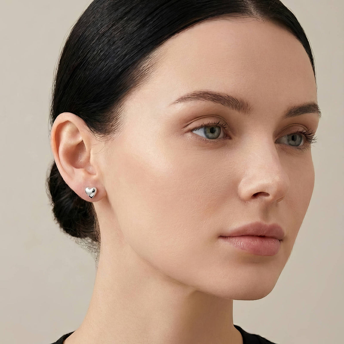 "HEARTS" STAINLESS STEEL EARRINGS