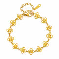 PVD GOLD-PLATED STAINLESS STEEL BRACELET