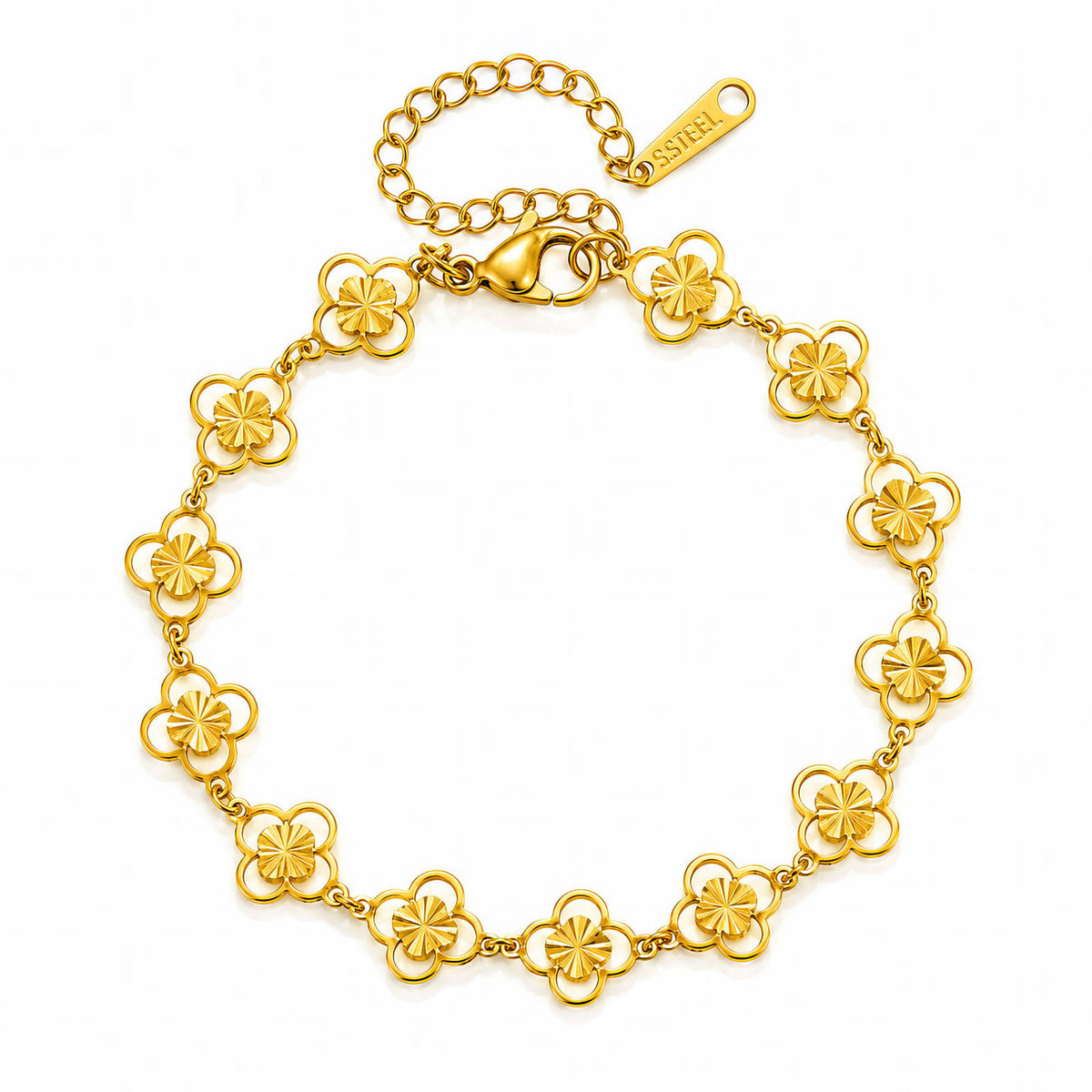 PVD GOLD-PLATED STAINLESS STEEL BRACELET