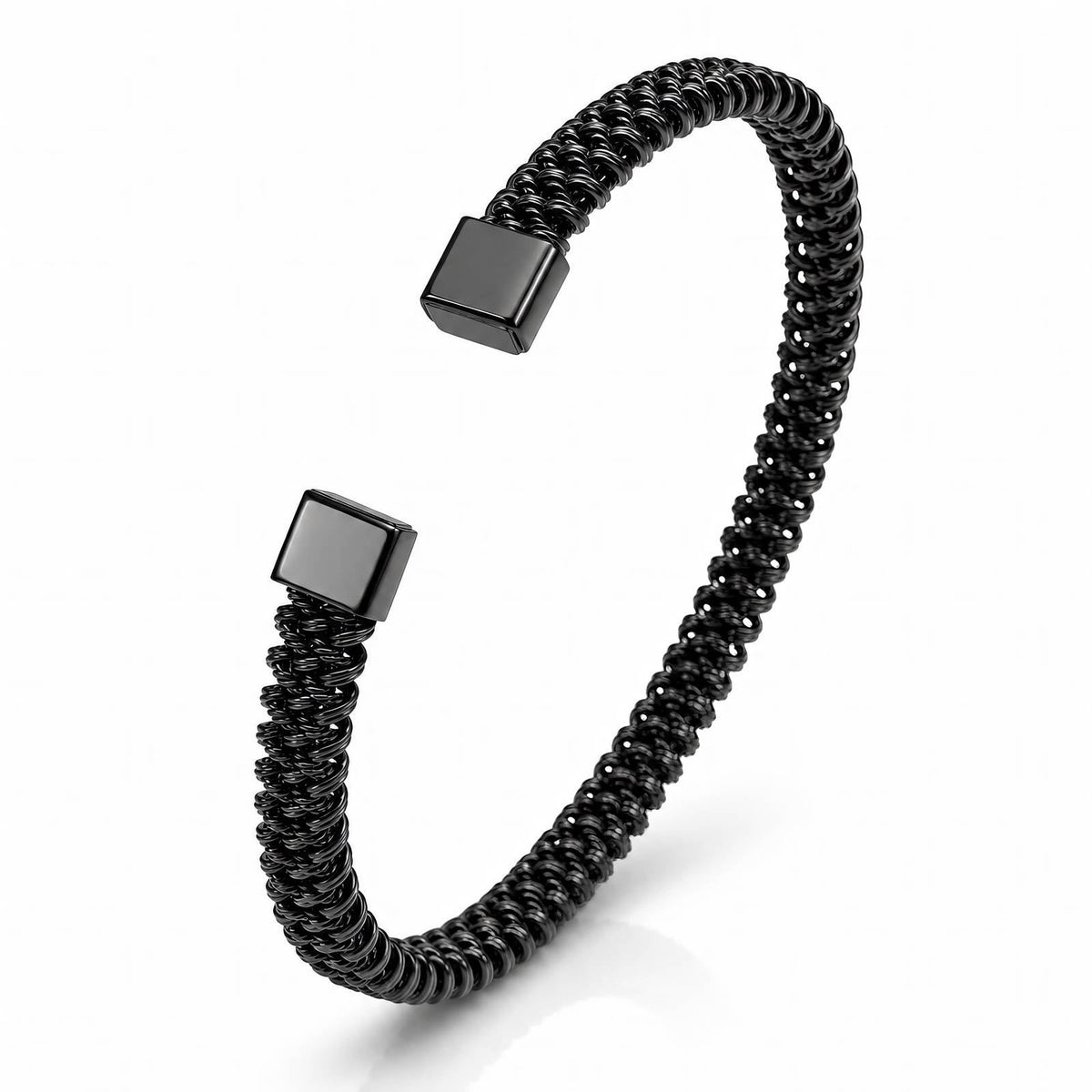 Brazalete Rígido Abierto Negro