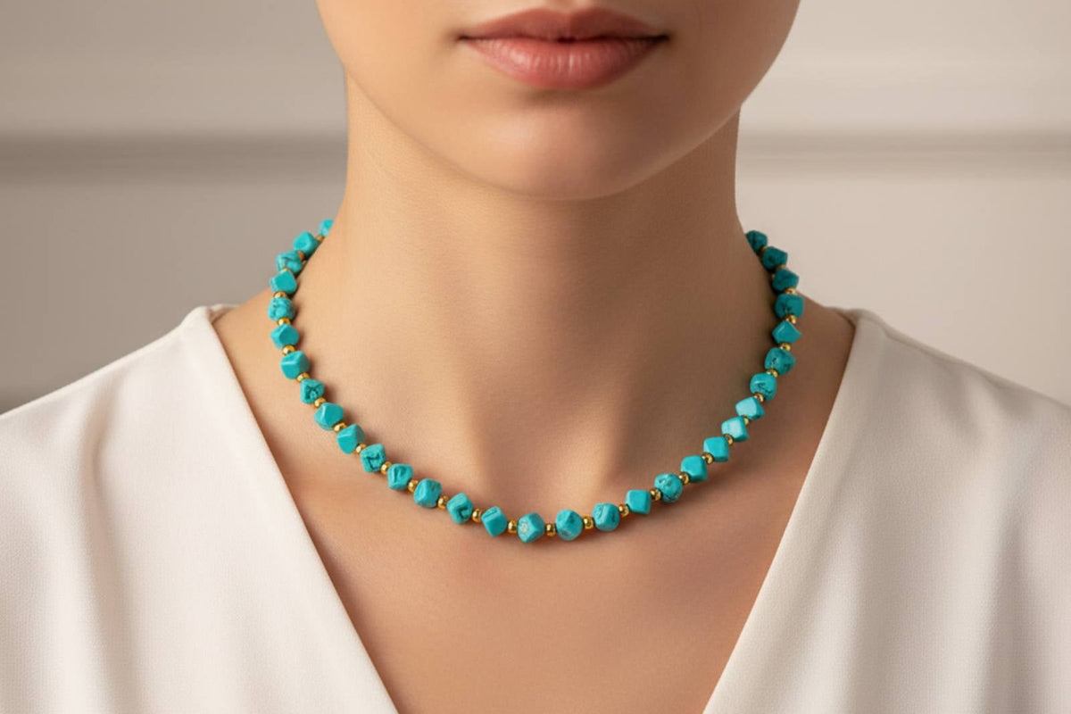 PVD GOLD-PLATED STAINLESS STEEL NECKLACE